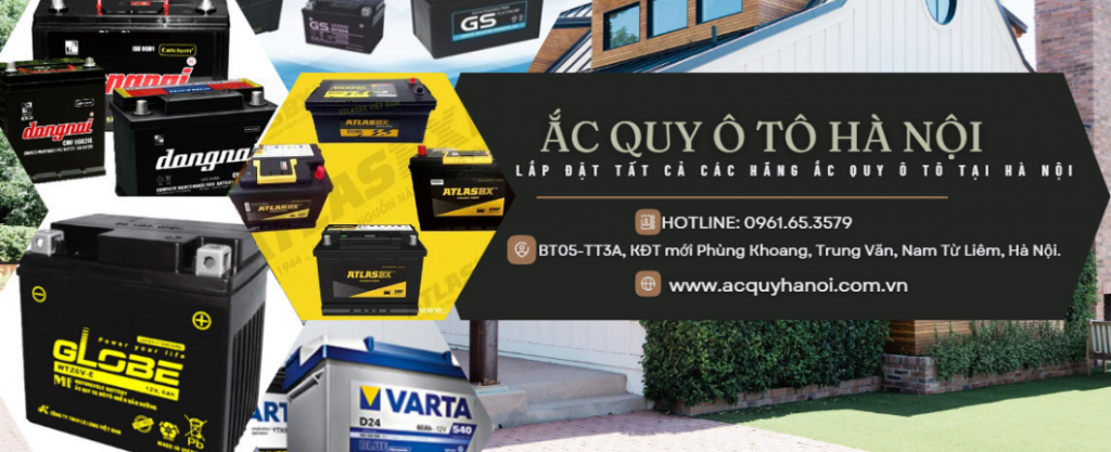 Giá ắc quy ô tô phụ thuộc vào dòng xe, dung lượng, thương hiệu và loại bình