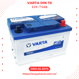 Ắc quy Varta 12V 75AH DIN 57539 MF7802